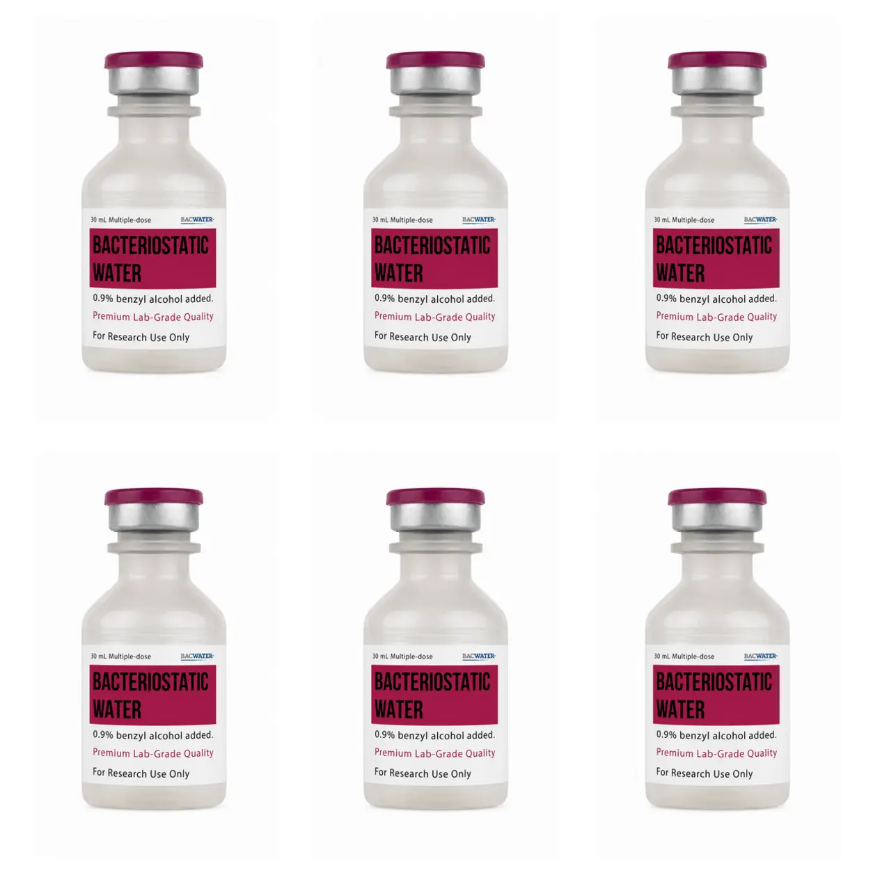BacWater 30 mL — 6-Pack